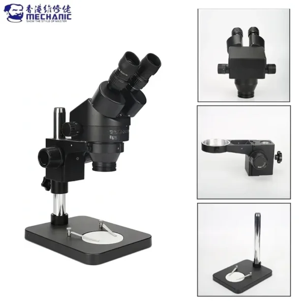 Mechanic G75S Industrial Binocular Stereo Microscope 7X-45X Zooming Microscope For Mobile Repair - Image 3