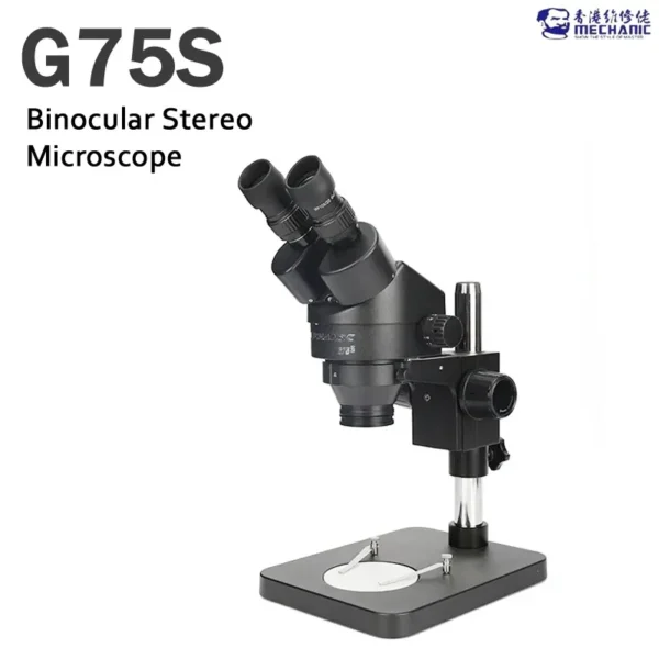 Mechanic G75S Industrial Binocular Stereo Microscope 7X-45X Zooming Microscope For Mobile Repair