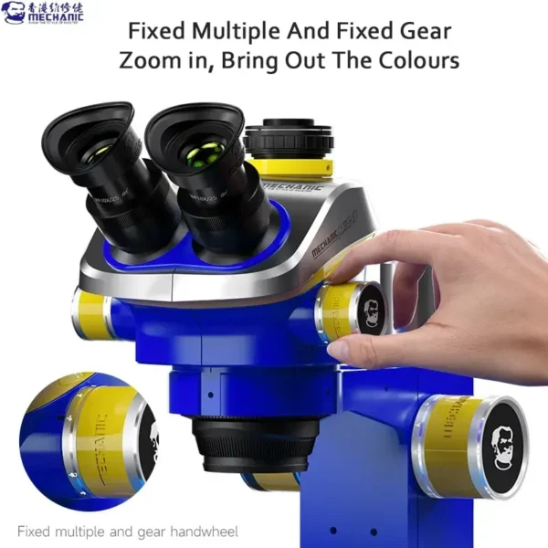 Mechanic Mic3-B11 Microscope 7X-50X Zooming With Big Base - Image 6
